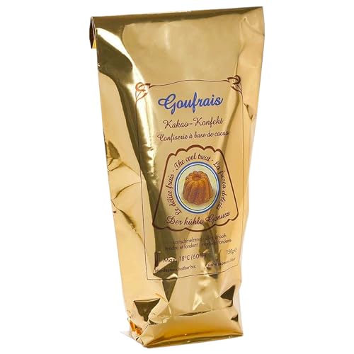 Goufrais Schokolade Kakao-Konfekt feinste Gugelhupf Pralinen - Goldtüte 150 g