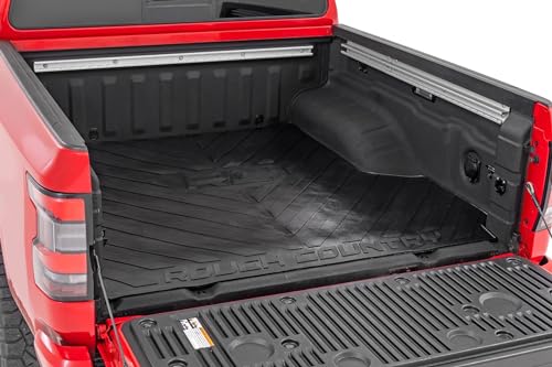 Rough Country Truck Bed Mat for Nissan Frontier (2005-2026) – Fits 5' Bed, Tear-Resistant Heavy-Duty Rubber, Non-Slip Protection - image 1