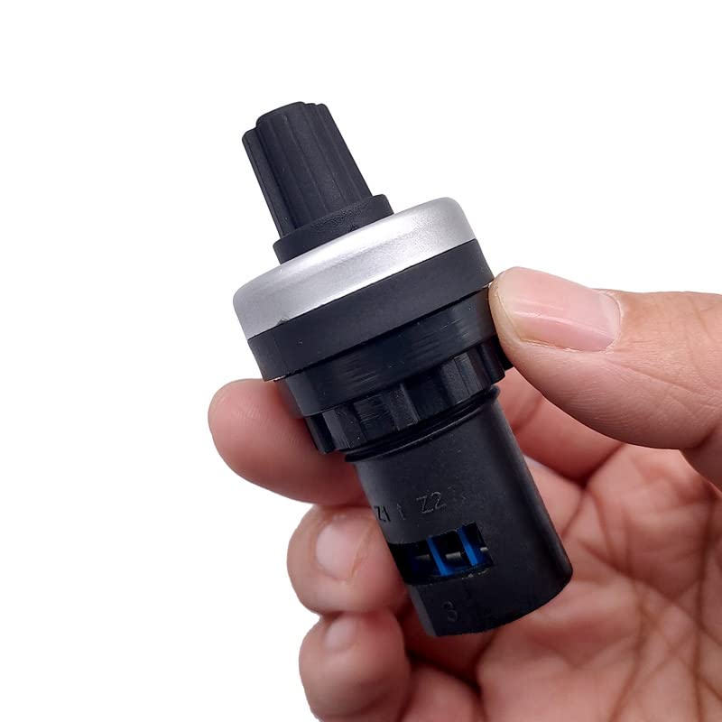 RBFRZGSU 1Pc 2K 3K 5k 10k 20k Ohm resistance LA42DWQ frequency converter potentiometer speed regulating knob switch potentiometers(Green)