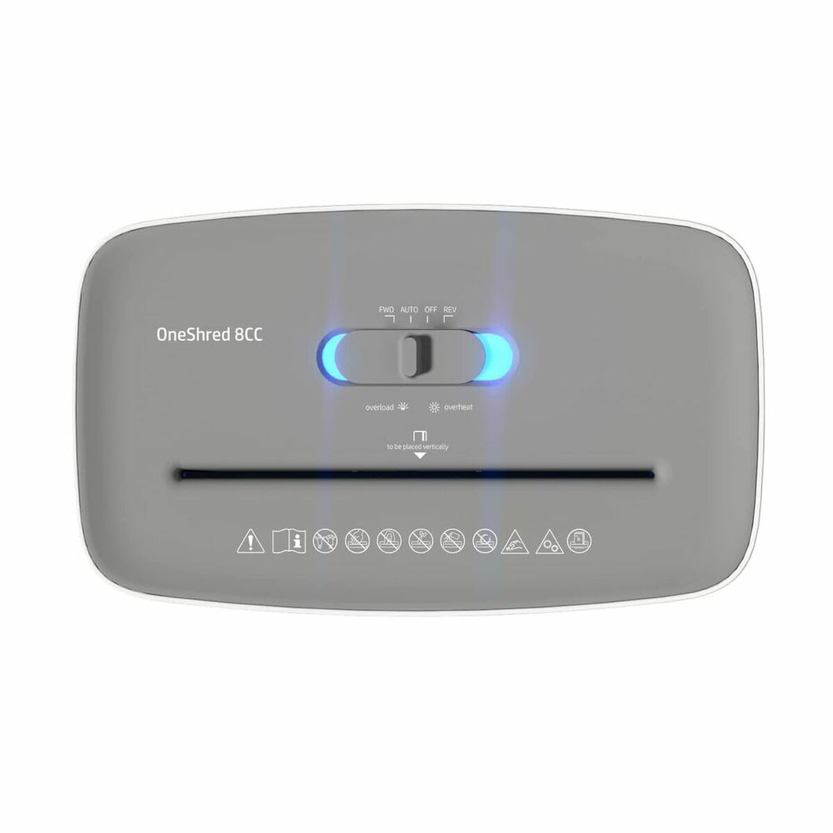 HP Distruggi documenti OneShred 8CC, Taglio croce, 15 litri, bianco