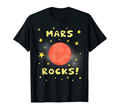 Mars Rocks Red Planet T-Shirt - Solar System Space Shirt