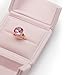 Oirlv Pink Velvet Ring Box for Proposal,Engagement,Wedding Cute Ring Gift Case
