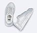 LUCKY STEP Rhinestone Sneakers for Women Platform Sparkly Glitter Bling Tennis Shoes Fashion Bedazzled Wedding Bridal Party Walking Sneakers(Silver Rhinestone,7)