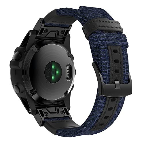 Correa de nylon 22mm transpirable y resistente con ajuste Easyfit para reloj deportivo 6X 5X