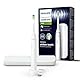Philips Sonicare 4100 – Sonicare Elektrische Zahnbürste für Erwachsene mit 1 x Philips W2 Optimal White Sonic Bürstenkopf in Weiß, schlankem Reiseetui und USB-Ladegerät (Modell HX3683/33)