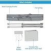 Core Instant Straight Leg Canopy Tent with Adjustable Sun Wall, 6 ft x 4 ft , Gray