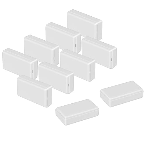 Miniatura 57 de LeMotech Project Box - Caja de 5 piezas de plástico ABS para proyectos eléctricos, caja de conexiones pequeña para electrónica, color blanco, 3.54 x