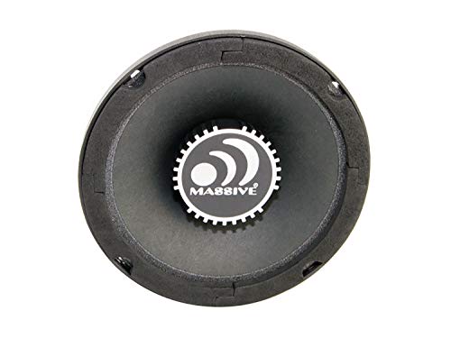Massive Audio M6S MS Series. 6.5 Inch, 300 Watts, 4 Ohm Pro Audio Midrange Shallow Mount Speaker for Cars, Stage and DJ Applications. Sold Individually.