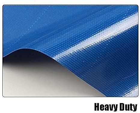 Bâche de protection résistante à l'eau toile cirée bleue 7x1m - 8
