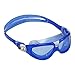 Aqua Sphere Seal Kid 2 Swim Goggles - Ultimate Underwater Vision, Comfortable, Anti Scratch Lens, Hypoallergenic - Unisex Children, Blue Tinted Lens, Blue/White Frame