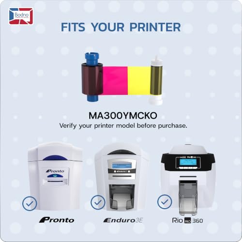 Bodno Magicard MA300YMCKO Cinta de Color YMCKO 300 impresiones miniatura 2