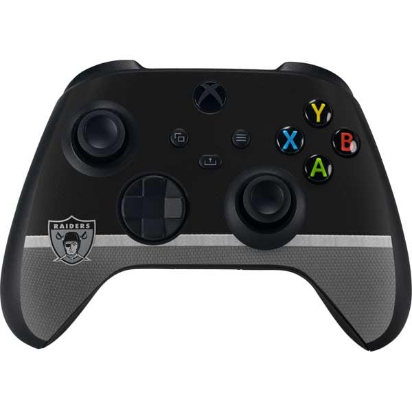Skinit Decal Gaming Skin Compatible with Xbox Series X Controller - Officially Licensed NFL Las Vegas Raiders Vintage Design