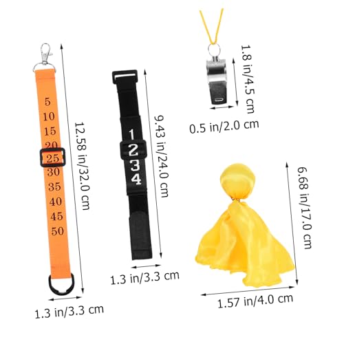 Accesorios de árbitro para fútbol con silbato y clip miniatura 2