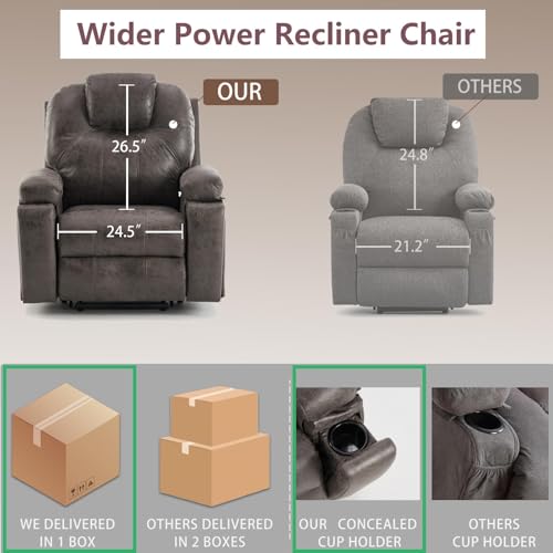 Sillón eléctrico reclinable con asistente para adulto mayor miniatura 5
