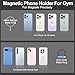 Jaxbo Magnetic Phone Holder for Gym Magnetic Gym Phone Mount for All Phones, Attaches to Metal Surfaces, Portable Gym Accessories for Men & Women