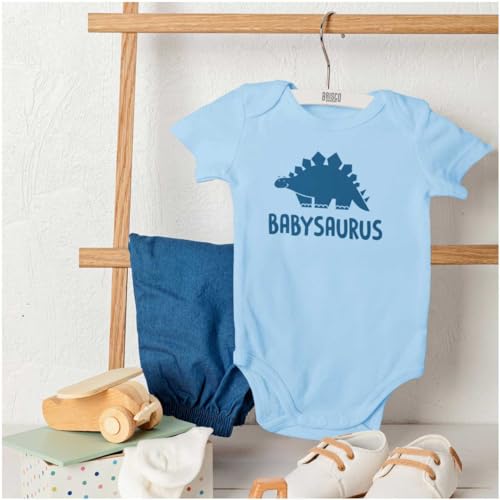 Brisco Brands Babysaurus Adorable Little Dinosaur Baby Bodysuit Jumper Boys4