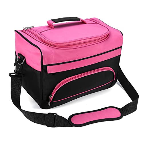 Sac de voyage pour maquillage et coiffure de grande capacité avec poignée