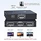 VEDINDUST DisplayPort Splitter fur 3 monitore 4K60Hz DisplayPort zu Dreifaches DP Splitter 1 In 3 Out Unterstützt SST und MST Extended Display Nur für Windows