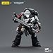 JOYTOY 1/18 Warhammer 40,000 Action Figure Raven Guard Intercessors Sergeant Rychas 4Inch Collection Model