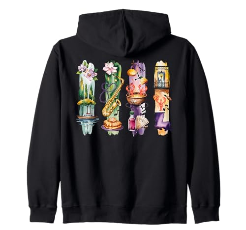 Luisiana Orgullo Monumentos Naturaleza Animales Viaje Souvenir Estado Sudadera con Capucha