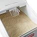 Rubbermaid Commercial Products ProSave Shelf-Storage Ingredient Bin With Scoop, 600-Cup capacity, Plastic, White, Sliding Lid, Container with Wheels for Kitchen/Restaurant Food Organization