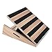 TOUCH-RICH Professional Wooden Slant Board, Adjustable Incline Board and Calf Stretcher, Stretch Board - Extra Side-Handle Design for Portability 5 Positions (Partial Cover)