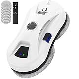 Agrdeed Window Cleaner Robot, 5600Pa Intelligent Window Cleaning Robot, 3 Cleaning Modes, Smart Navigation, Multiple Safety System, Edge Detection, for High-Rise Windows Ceiling, Outdoor Indoor