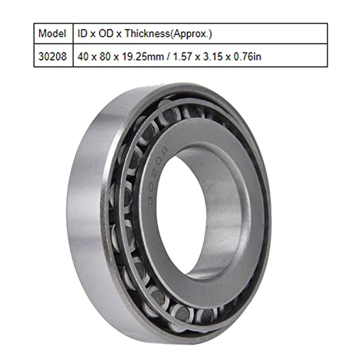 Kegelrollenlager, Rollenlager, langlebiges Standarddesign, strapazierfähig, breite Anwendung für Geräte 30208