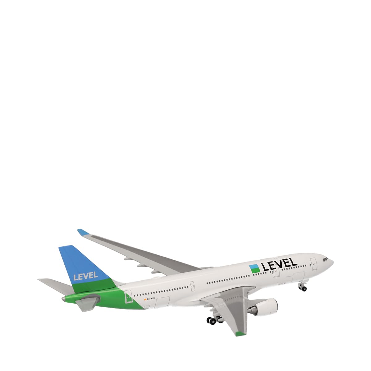 herpa Miniatura del avión Maersk Air Cargo Boeing 767-300F, Escala 1/500, Modelo prefabricado, maqueta de colleción, modelismo, Avion sin Soporte, Figura Metal