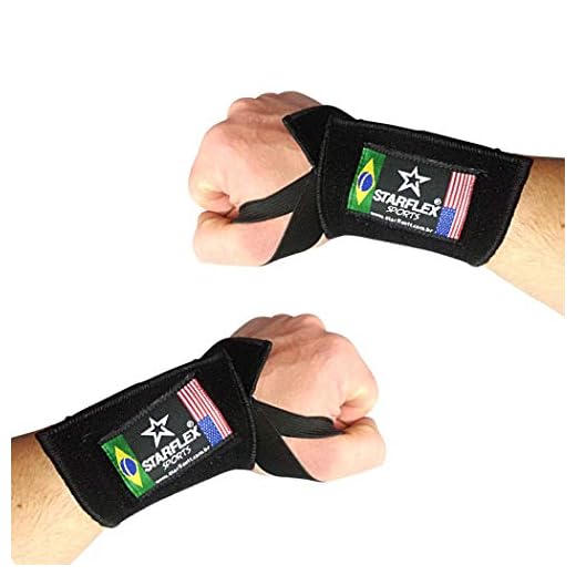 Munhequeira Reforçada Treino Crossfit Musculação (PAR) Profissional