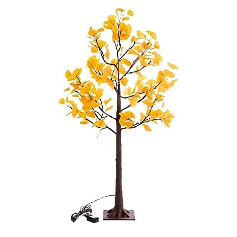 VivaTerra Indoor/Outdoor Faux-Lighted Ginkgo Tree, 4'H Cover