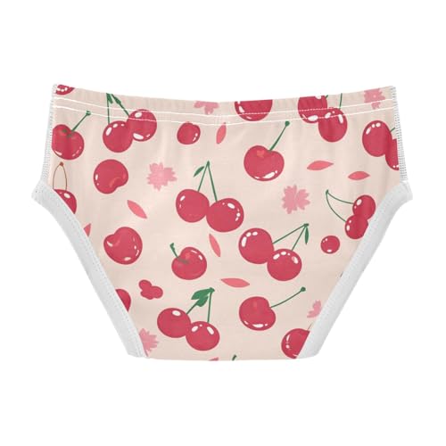 Red Lips Cherry Little Boys Cotton Kids Underwear Breathable Undies2