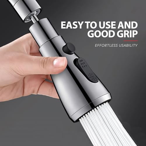 Image of MIORAH Kitchen Tap Extender - 360 Rotating Faucet Extension for Kitchen Sink | Water Saving & Easy Install