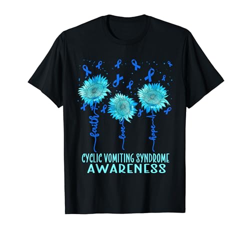 Cyclic vomiting syndrome CVS Awareness, Faith love hope T-Shirt
