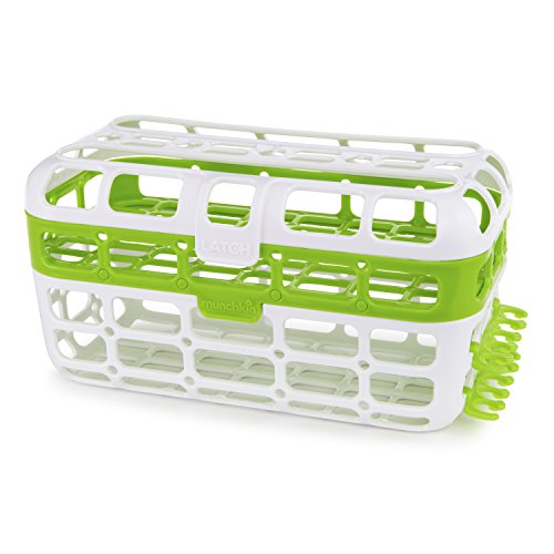 Image of Munchkin High Capacity Dishwasher Basket, Green