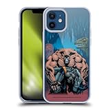 Head Case Designs Batman DC Comics Bane Knightfall Volume On Famous Comic Book Covers Gel Case [Military Grade] Compatible with Apple iPhone 12/iPhone 12 Pro & with MagSafe