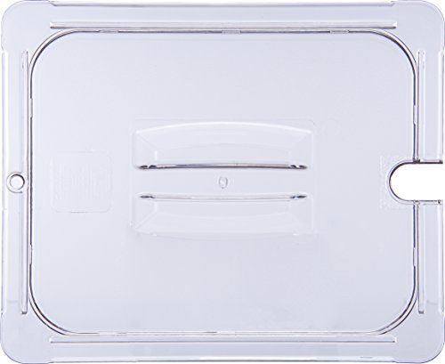 Couvercle gastronome polycarbonate 1/2 GN transparent cranté Utopia Ca10231u07 - 2