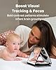 Black and White Baby Books for Newborn - Tummy Time Mirror & Sensory Toys Soft Montessori Toy for Infant Visual Stimulation, Brain Development & Early Learning - High Contrast Toys for 0-6 Months #5