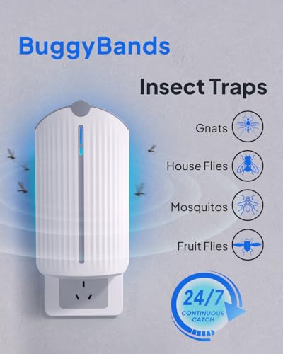 Atrapador de insectos para interiores BuggyBands con 8 recambios 3