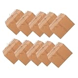 Yardenfun 10 Piezas Cajas de Marrón Pack Etiquetas y Cuerda de Yute para Embalaje Bodas Cumpleaños Manualidades