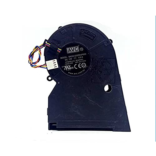 AVC BAZA1233R2U All-in-One Cooling Fan for Laptops - DC12V, 0.9A, 4-Wire Replacement Fan