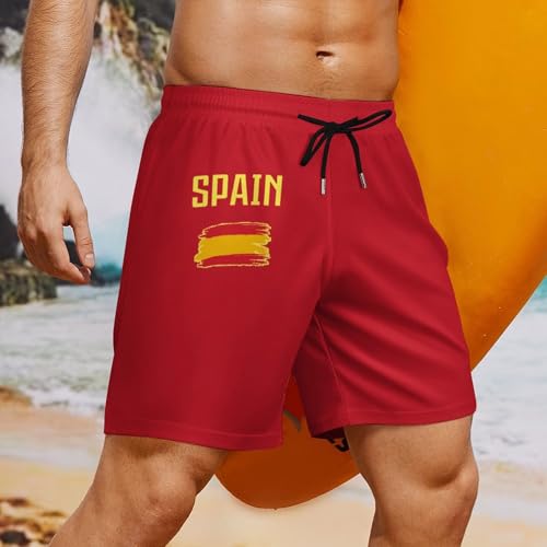 Soccer National Team Swim Shorts–Quick Dry Men's Beach Shorts with National Flag M-XXL2
