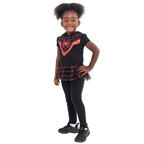 Image of Marvel Girls' Cosplay Hooded Tee and Leggings Set Toddler to Big Kid