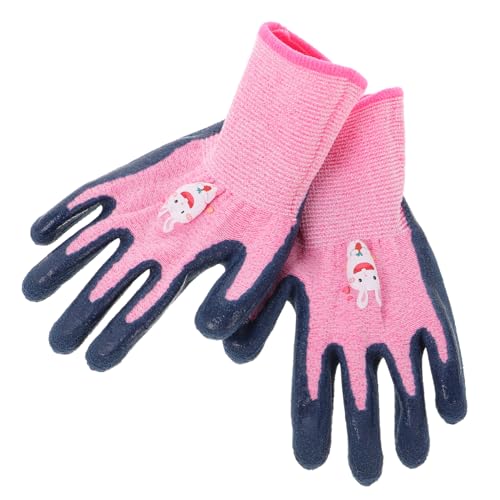 Didiseaon Gloves for Toddlers 3 Sets Child Protective Gardening Gloves Safe for Boys and Girls Sturdy Comfortable for Outdoor Play