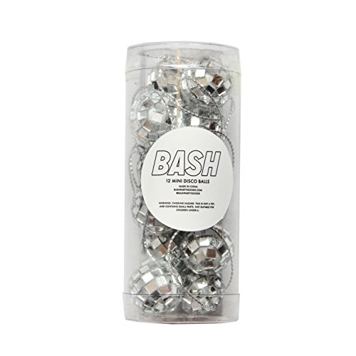Bash Party Goods Disco Balls, Silver