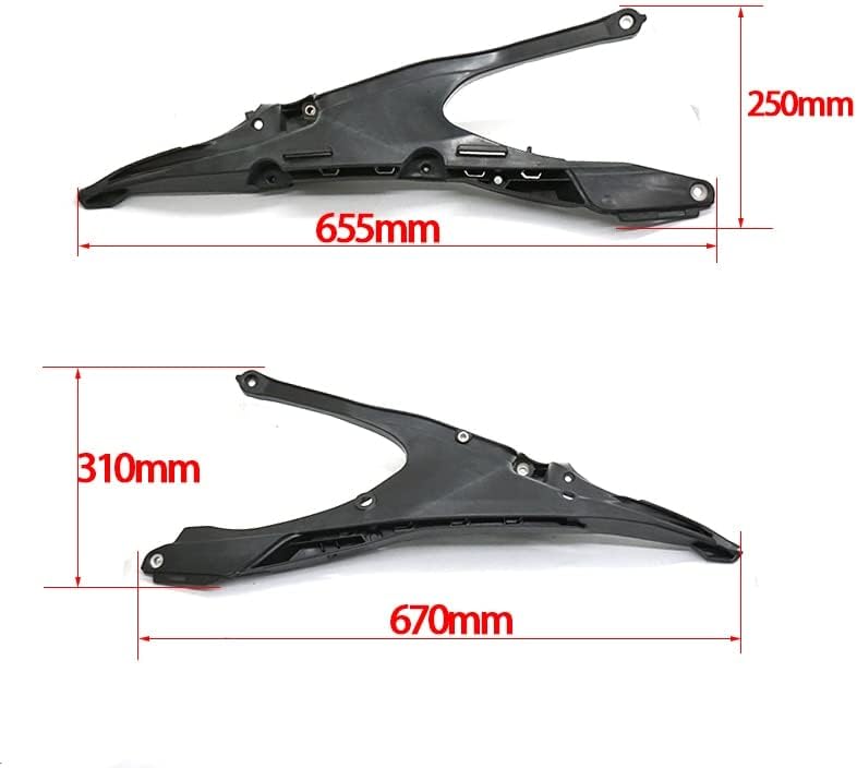 New Motorcycle Subframe Rear Seat Support Frame Tailstock Left And Right Mount For H-QVARNA FE TC FX HJ250H 2019-2022 (Color : Right Frame)