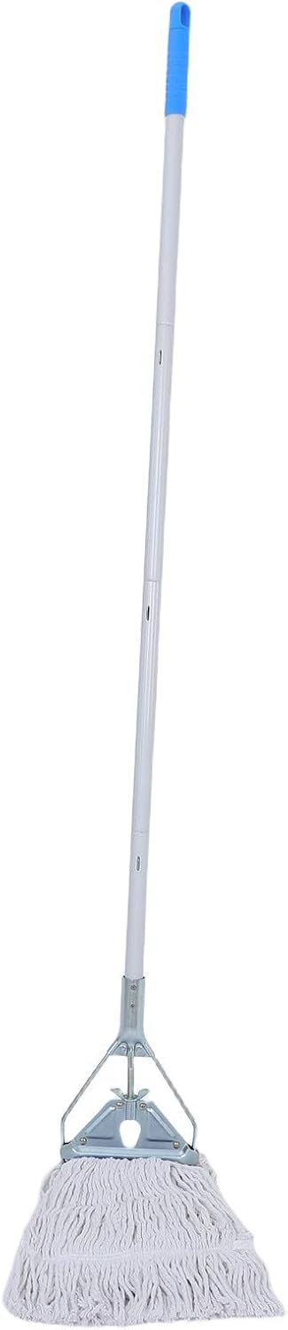 SHINEOFI Industrial Grade Commercial Mop Handle for Floor Cleaning with Stainless Steel Material and Quick Replacement System Suitable for Garage Use