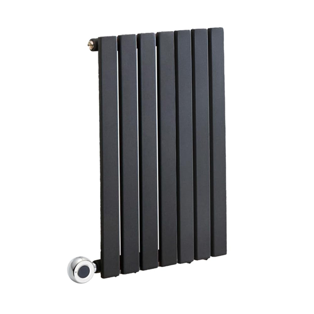 Milano Anthracite Capri 400W Horizontal Single Flat Panel Wifi Electric Radiator - 635Mm X 413Mm