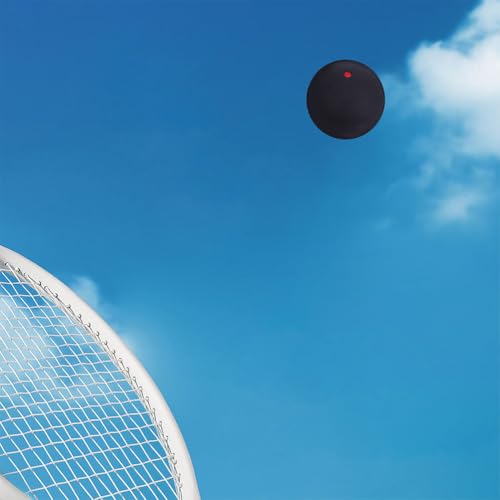 Kisangel 3Pcs Single Dot Training Balls Rubber Racquetballs High Bounce Practice Balls for Indoor Outdoor Squash Training - Thumbnail 7