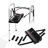 JFMkaer Knee Sling Attachment for Walker with Knee Support - Adjustable Safety Lifts Leg Support with Comfortable Ergonomic Cushion for Foot Injuries, Fit Almost All Walker, 300 LBS Weight Capacity